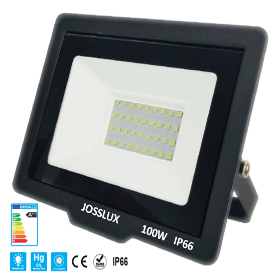 REFLECTOR LED SLIM 100W AC100-240V CRI 70 6500K IP66