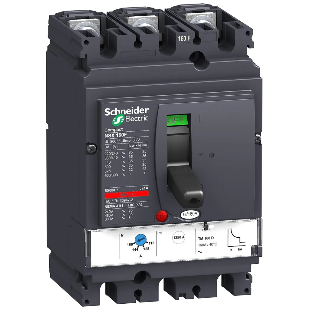 INTERRUPTOR COMPACT NSX160F LV430630